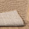vidaXL Tapis de surface Moir&eacute; HUARTE Naturel 200 x 140 cm Polyester
