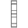 vidaXL Biblioth&egrave;que 4 niveaux Sonoma gris 40x30x140 cm Bois