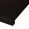 vidaXL Marches d'escalier 16 pcs marron fonc&eacute; 100x30x2 cm ch&ecirc;ne massif