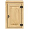 vidaXL Armoire avec &eacute;tag&egrave;re avec porte Miel 60 x 32 x 40 cm Pin massif