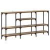 vidaXL Table console ch&ecirc;ne artisanal 160 x 29 x 80 cm