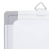 vidaXL Tableau blanc magn&eacute;tique pliable 100x100x1,7 cm aluminium