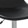vidaXL Chaise de bureau pivotante Noir PP