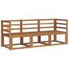 vidaXL Ensemble de canap&eacute;s d'ext&eacute;rieur 3 pcs Gris Naturel et Clair