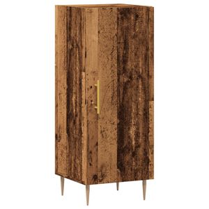 vidaXL Buffet vieux bois 34,5x34x90 cm bois d'ing&eacute;nierie