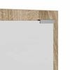 vidaXL Porte-manteau mural avec miroir Ch&ecirc;ne Sonoma 100 x 10 x 100 cm
