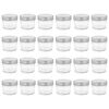 vidaXL 24 pcs Pots &agrave; confiture avec couvercles argent&eacute;s Verre 110 ml