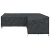 vidaXL Housse pour meubles Noir 270 x 270 x 80 cm Tissu Oxford 600D