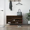 vidaXL Armoire &agrave; chaussures Ch&ecirc;ne marron 102x36x60cm Bois d'ing&eacute;nierie