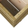 vidaXL Jardini&egrave;re 90x60x49,5 cm bois de pin impr&eacute;gn&eacute;