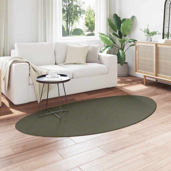 vidaXL Tapis de surface HUARTE Vert for&ecirc;t 100 x 200 cm Polyester