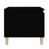 vidaXL Table basse Noir 100x50x45 cm Bois d'ing&eacute;nierie