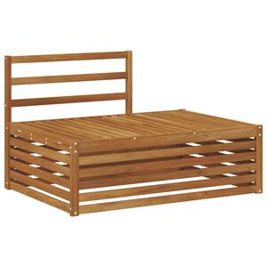 vidaXL Canap&eacute; d'ext&eacute;rieur extr&eacute;mit&eacute; Naturel 115 x 83 x 73 cm