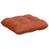 vidaXL Coussins de si&egrave;ge 4 pcs Rouge orange 40 x 40 cm