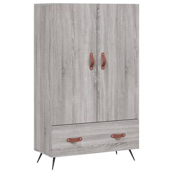 vidaXL Buffet haut sonoma gris 69,5x31x115 cm bois d'ing&eacute;nierie
