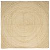 vidaXL Tapis de zone Blanc 300 x 300 cm Jute