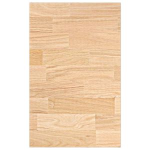 vidaXL Plan de travail de cuisine bois de ch&ecirc;ne massif rectangulaire