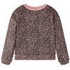 Sweatshirt pour enfants rose moyen 104