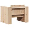 vidaXL Salon de jardin 2 pcs bois de pin massif