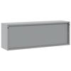 vidaXL Armoire &agrave; outils avec stockage Rouge et Gris 100 x 25 x 35 cm