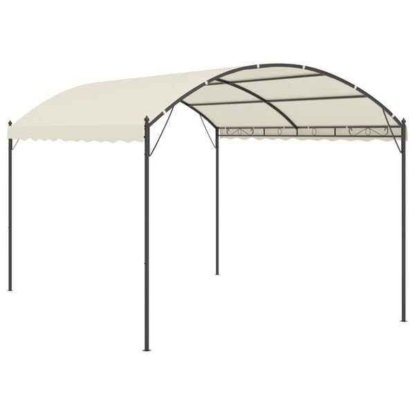 vidaXL Tonnelle Tissu Cr&egrave;me