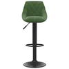 vidaXL Tabourets de bar lot de 2 vert fonc&eacute; velours