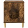 vidaXL Maison pour chat Ch&ecirc;ne fum&eacute; 42,5 x 40 x 53 cm Bois d'ing&eacute;nierie