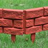 vidaXL Cl&ocirc;ture de jardin avec design de briques 11 pcs