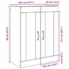 vidaXL Meuble mural Bois Ancien 69,5 x 34 x 90 cm Bois d'ing&eacute;nierie