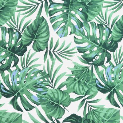 vidaXL Coussins décoratifs lot de 4 motif de feuilles 50x50 cm tissu