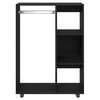 vidaXL Armoire en ch&ecirc;ne noir 80x40x110 cm Bois d'ing&eacute;nierie