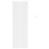 vidaXL Store V&eacute;nitien R&eacute;glable Blanc 150 x 50 cm PVC