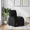 vidaXL Fauteuil inclinable &eacute;lectrique Noir Tissu