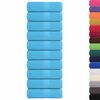 vidaXL Serviettes de toilette FROGN 10 pi&egrave;ces Turquoise 30x30 cm 360 g/m&sup2;