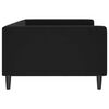 vidaXL Lit de repos sans matelas noir 100x200 cm velours