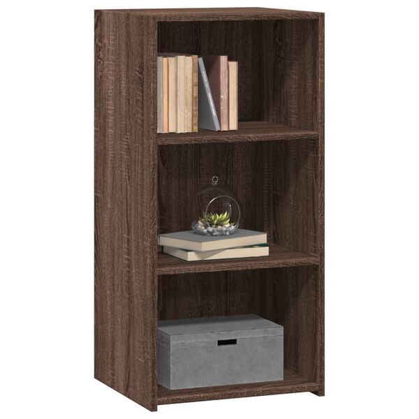 vidaXL Buffet ch&ecirc;ne marron 45x41x93 cm bois d'ing&eacute;nierie