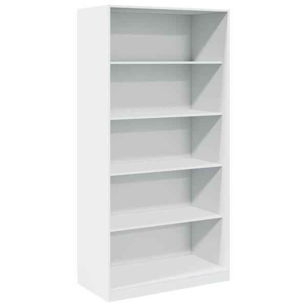 vidaXL Garde-robe Blanc 100x50x200 cm Bois d'ing&eacute;nierie