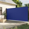 vidaXL Auvent lat&eacute;ral r&eacute;tractable bleu 220x300 cm