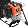 vidaXL D&eacute;broussailleuse sac &agrave; dos conception orange 52 cc 1,45 kW