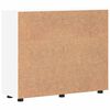 vidaXL Cabinet en Bois Blanc 88,5 x 30,5 x 73 cm Bois d'ing&eacute;nierie