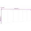 vidaXL T&ecirc;te de lit murale Ch&ecirc;ne marron 240x1,5x80 cm Bois d'ing&eacute;nierie