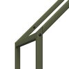 vidaXL Portant de bois chauffage vert olive 40x25x120 cm