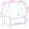 vidaXL Table de chevet ch&ecirc;ne sonoma 50x41x65 cm bois d'ing&eacute;nierie