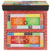 vidaXL Cabinet de chevet avec tiroir 2 pcs Multicolore 40 x 30 x 40 cm