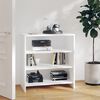 vidaXL Buffet Blanc 70x40,5x75 cm Bois d'ing&eacute;nierie