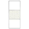 vidaXL Paroi de douche &agrave; l'italienne &agrave; verre ESG pierre 100x195 cm