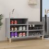 vidaXL Armoire &agrave; chaussures Sonoma gris 102x36x60 cm Bois d'ing&eacute;nierie