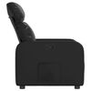 vidaXL Fauteuil inclinable Noir Similicuir