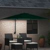 vidaXL Parasol de jardin Vert 248,5 x 247,5 x 160 cm