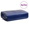 vidaXL B&acirc;che bleu 4x7 m 650 g/m&sup2;